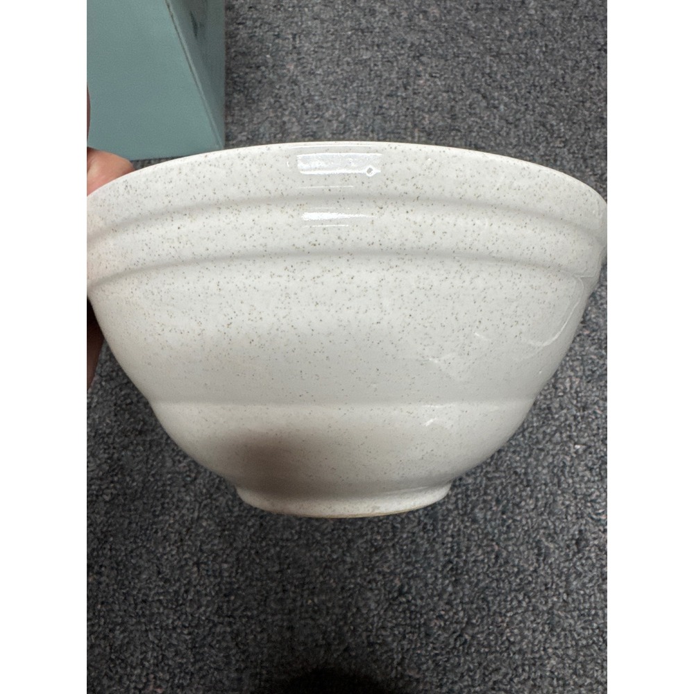 Pfaltzgraff Village Mixing Bowl Vintage USA Ovenproof Speckled Stoneware 8 Inch